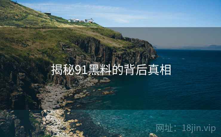 揭秘91黑料的背后真相 揭秘91黑料的背后真相
