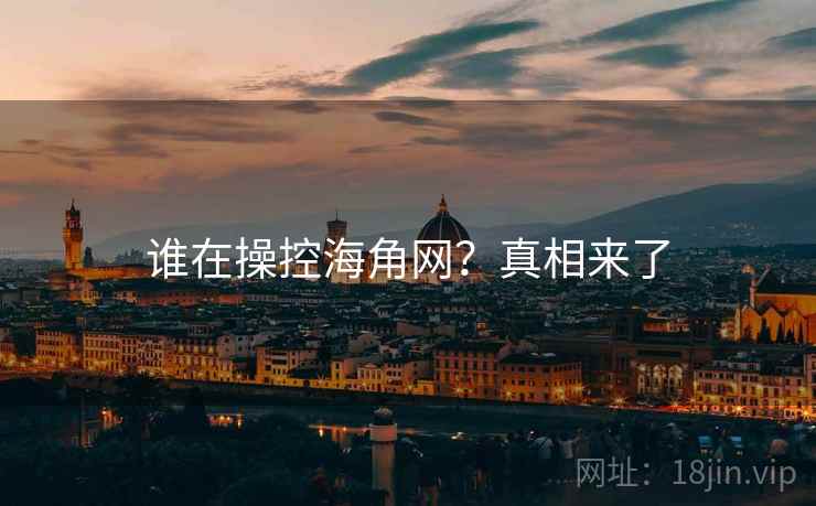 谁在操控海角网?真相来了 谁在操控海角网?真相来了