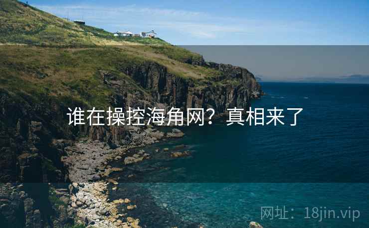 谁在操控海角网?真相来了 谁在操控海角网?真相来了