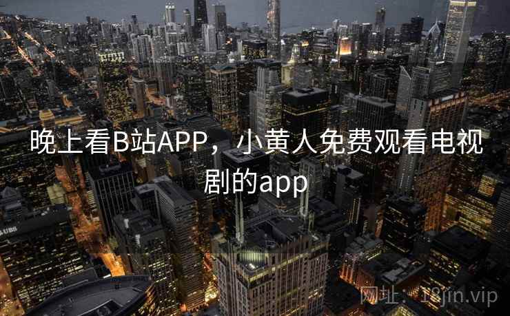 晚上看B站APP，小黄人免费观看电视剧的app